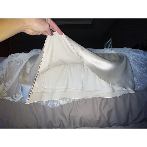 Ivory Beaded Sheath Wedding Dress Gown, Melissa Sweet, Size 4-6, Mermaid, Prom - Picture 8 of 15